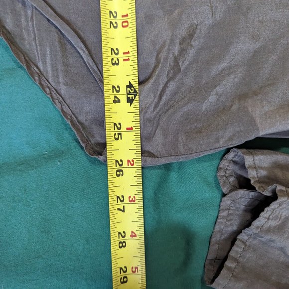 GP Shades 30% Silk half button Blouse s: M - Picture 9 of 12